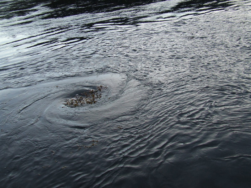 Peril Strait whirlpools.